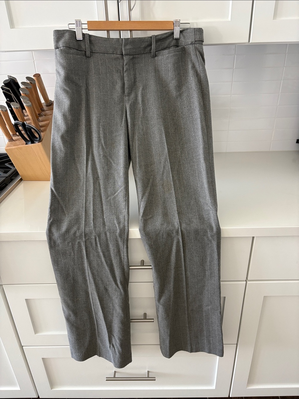 Banana Republic Men's Gray Dress Trousers